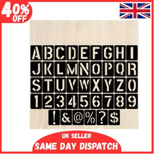 42 PCS Letter Stencils Large, 4 Inch Plastic Stencils Letters, Number Stencil