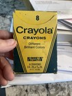 8 Pack CRAYOLA CRAYONS Vintage 1985 Binney & Smith USA Brilliant Colors USED — photo 1
