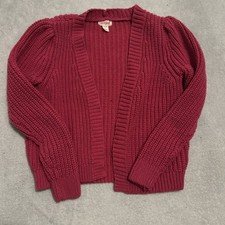 Cat and Jack Girls' Knitted Sweater Size M 7/8