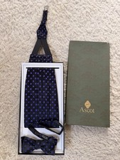 ASCOT Fliege Schleifenkrawatte+ Kummerbund 100% SEIDE Hochzeit Anzug Herren *NEU