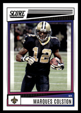 2022 Panini Score Marques Colston #62 New Orleans Saints NFL Football Base Set