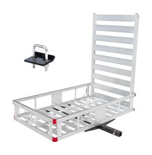 MaxxHaul 80779 Aluminum Hitch Mount Wheelchair/Mobility Carrier 50" x 29