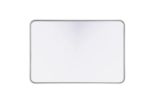 Elegant Lighting MR8A2740 Remy 27"W x 40"H Rectangular Flat - Silver - Picture 6 of 12