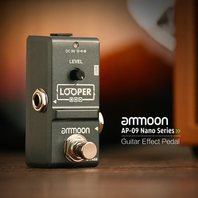 Nano Loop AP-09 Electric Guitar Looper Pedal True Bypass Unlimited Overdub 10Min