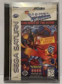 X-MEN Children Of The Atom OEM Sega Saturn Complete w Manual Reg. Card Clean 👀