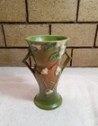 Vintage Roseville Pottery Vase IV-6 Green Snowberry