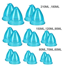 Blue Cups Breast Cups Butt Lift Cups For Vacuum Therapy Breast Beauty Machine