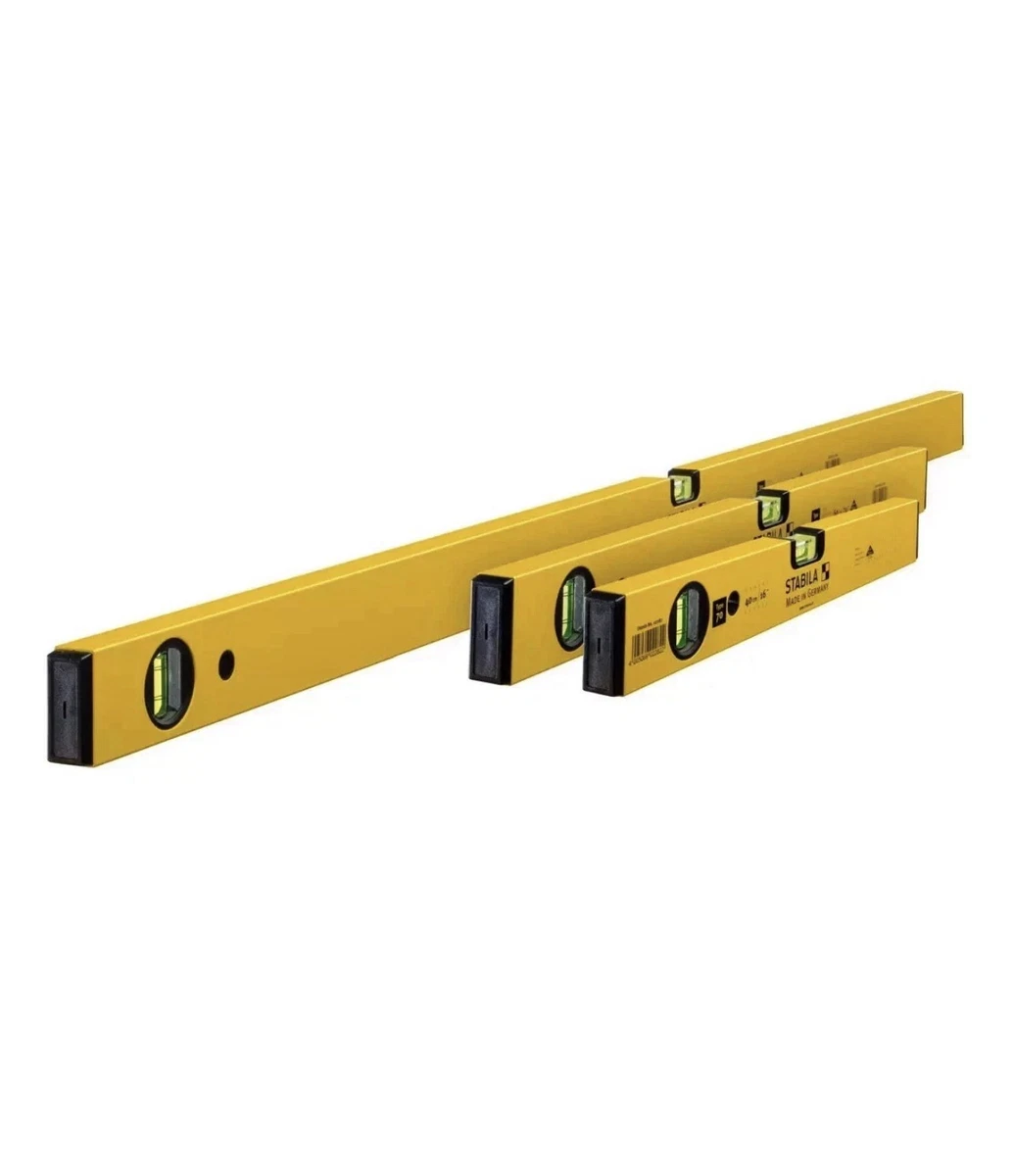 STABILA 3 piezas JUEGO NIVEL ESPÍRITU TIPO 70 - 40cm 60cm 120cm - ENTREGA GRATUITA AL DÍA SIGUIENTE