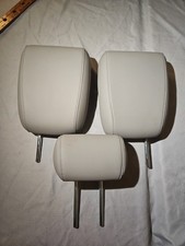 11-17 Honda Odyssey 3rd Row Seat Headrest Head Rest Set Gray Leather Oem