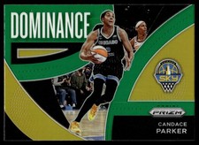 2022 Panini Prizm WNBA Dominance Prizms Green #8 Candace Parker