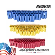200PCS Insulated Straight Electrical Butt Wire Connectors Splice Crimp Terminals