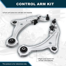 For 2009 - 2014 Nissan Murano Front Left Right Lower Control Arms w/Ball Joints