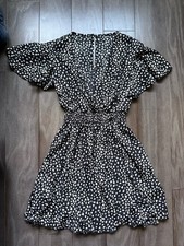 Animal Print Romper size XS cute girly preppy casual short mini dress whimsical