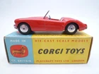 VINTAGE CORGI TOYS 302 MGA SPORTS CAR IN ORIGINAL BOX 1957
