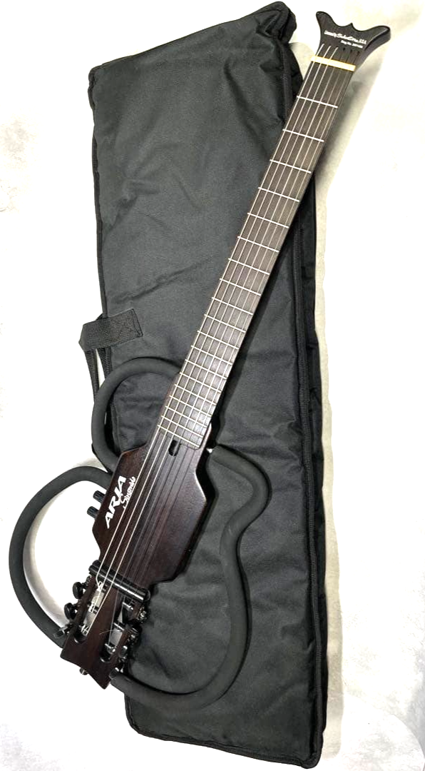 Aria Sinsonido Nylon String Silent Travel Classic Electric Guitar