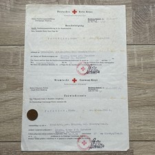 Hamburg Niemiecki Czerwony Krzyż DRK Certyfikat łączenia rodzin