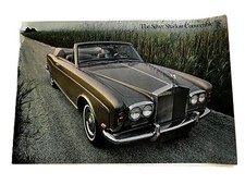 RARE Vintage 1969 Rolls-Royce Silver Shadow Convertible brochure