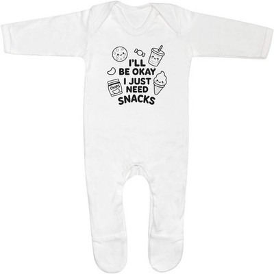 ''Ich werde okay sein. I Just Need Snacks Baby Schlafanzüge (SS054195)