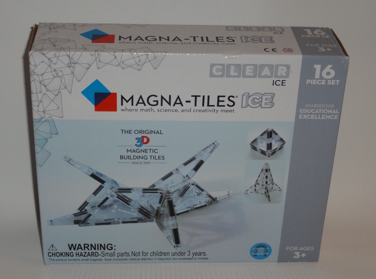 Magna-Tiles 18716 16piece Ice Set The Original Award-winning Magnetic Building