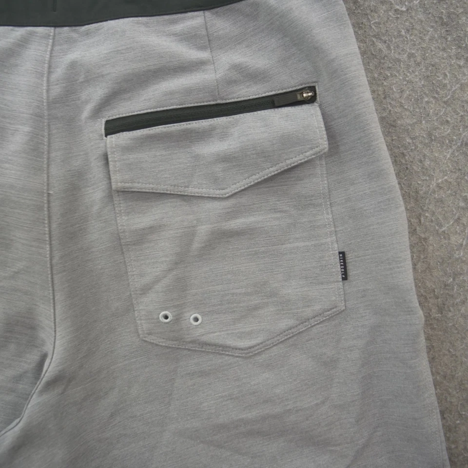 Pantalones Cortos Nike Para Hombre Gris Mediano Polar Golf Plano Golf Frontal Chinos Bolsillos 10" Logo Foto 3 de 4