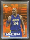 2025 Topps Chrome Shaquille O'Neal Refractors Orange (RAW)