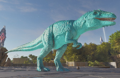 Ark Survival Ascended PVE 600 Melee Solid Cyan Giga Female XBOX/PC/PS5