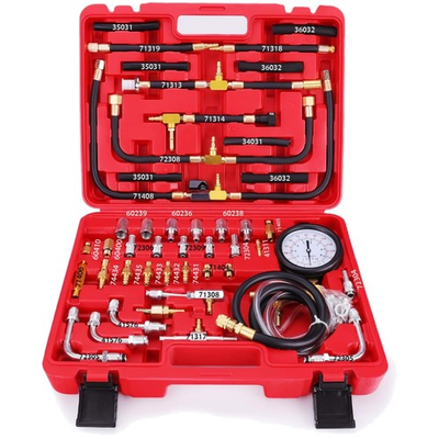 #ad #ad Pro Fuel Injection Pressure Tester Kit 0 140 PSI $131.99