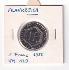 Frankreich - 1 Franc 1988 Charles de Gaulle