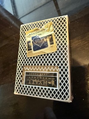 Casino Blue Deck Hyatt Regency Lake Tahoe Hotel Casino Playing Cards