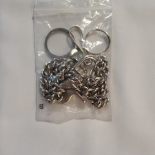 Metal Wallet Key Chain, Detachable Lobster Clasp Hook kit, 2 Split Rings