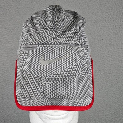 Nike AW84 Dri-Fit Hat Cap Running 5 Panel Strapback Lightweight Geometric