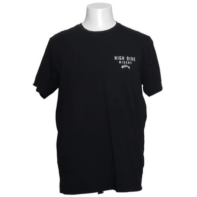 High Dive Apparel, T-shirt, Größe: L, Schwarz, Bio-Baumwolle, Print, Herren #aVA