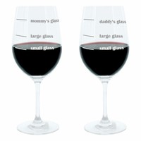 Leonardo Weinglas Xl Mommys Daddy Glass 2Er Geschenk Gravur Mood Wein Glas 610Ml