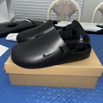 Nike Calm Mule Black Slip On Slides Clogs Sandals FD5130-001 - Men's Size 13