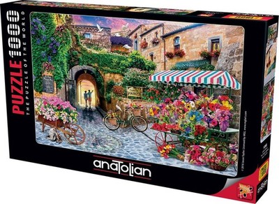 Anatolian The Flower Market 1000 Piece Jigsaw Puzzle #1066 Multicolor