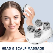 Smart Head Scalp Neck and Body Massager_Relax  Massage Kneading Vibrating Device