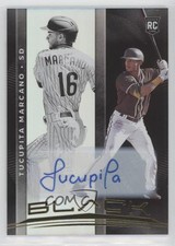 2021 Panini Chronicles Black Auto Tucupita Marcano #8 Auto 0r2f