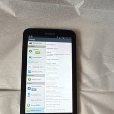 Samsung SM-T217A Tablet Black AT T Android 4.4.2 Wi-Fi Built-In Rear Camera