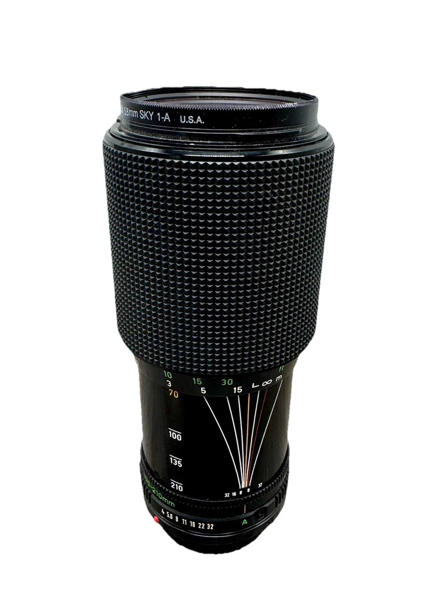 Canon New FD 70-210mm F4 ズームレンズ 美品 Amazon.com : Canon FD 70-210mm f/4.0 Zoom Lens (Renewed) : Camera