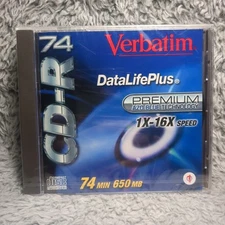 Verbatim Data Life Plus Premium AZO Blue CD-R 74 Min 650 MB 1X-16X Speed
