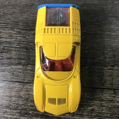 Vintage 1974 Tomica Mazda RX-500 Tomy No.34 Yellow Blue Base 1:62