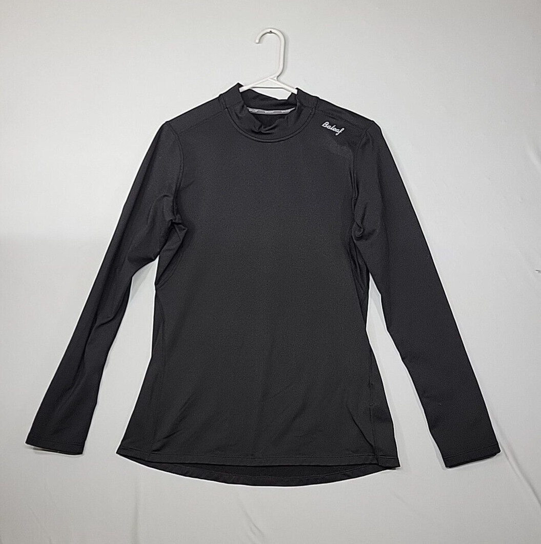 Baleaf Basic Compression Mock-Neck Pullover Shirt… - image 1