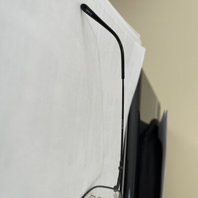 New Vintage KATSU Handmade JAPAN NR012 Black Eyeglass Frame 47-20