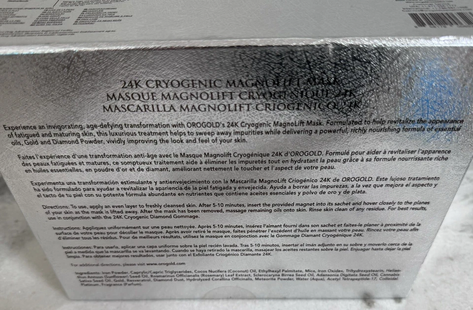 Orogold Exclusive 24k Máscara Criogênica Magnolift 4,9 Fl oz Coleção Criogênica - Imagem 3 de 4