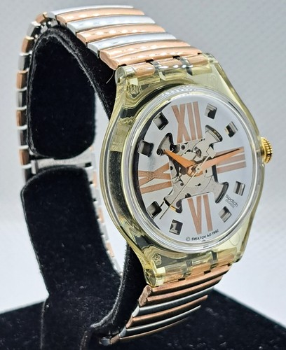 Swatch Automatic Watch The Originals SAK107 "Copper Rush" - 1992 - Vintage - - Picture 7 of 24