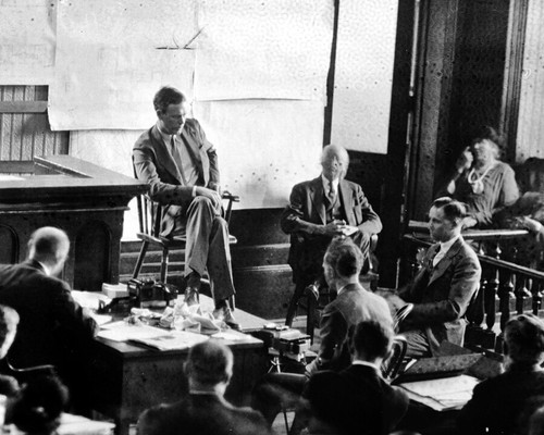New Photo: Charles Lindbergh Testifies at Kidnapping Trial of his son - 6 Sizes! - 第 1/7 張圖片
