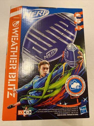 NEW~ Nerf Weather Blitz Football - Easy-To-Hold Grips For All Weather #1434R - Picture 2 of 4