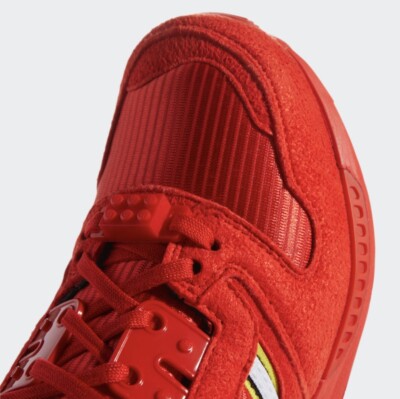 Adidas Originals ZX 8000 x Lego Red Men's Running Shoes Adidas Originals ZX 8000 x Lego Red Men's Running Shoes