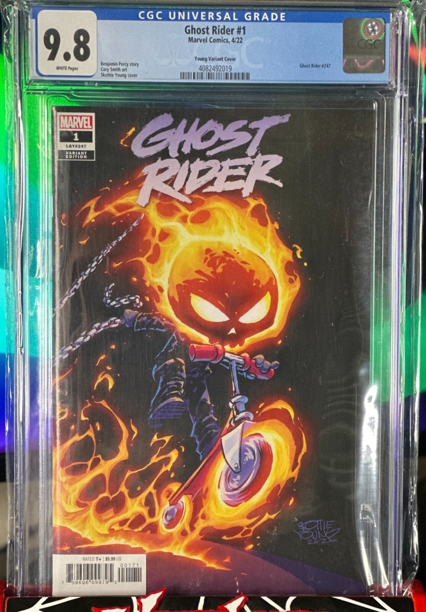 Ghost Rider #1 CGC 9.8 Skottie Young Variant Marvel Comics