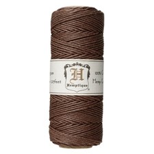 Eco Friendly 205' Spool 1mm Thick Dark Brown Hemp Cord String Spool